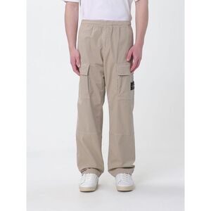 Stone Island Men Cotton Twill Cargo Trousers Stone Island